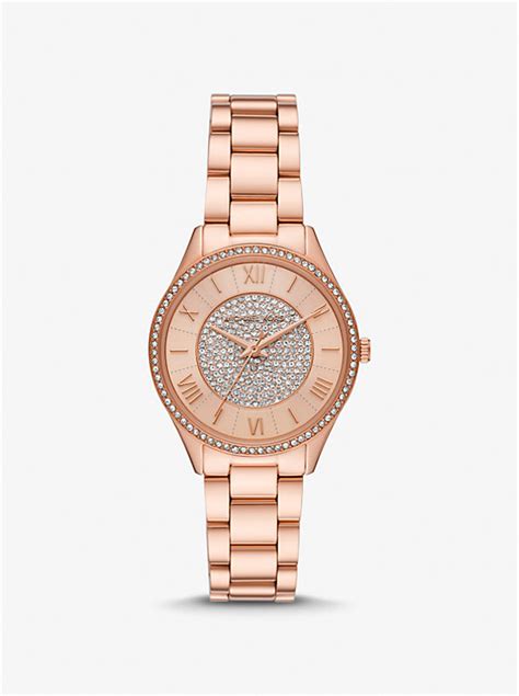 michael kors watch mk 1038 1|Mini Lauryn Pavé Rose Gold.